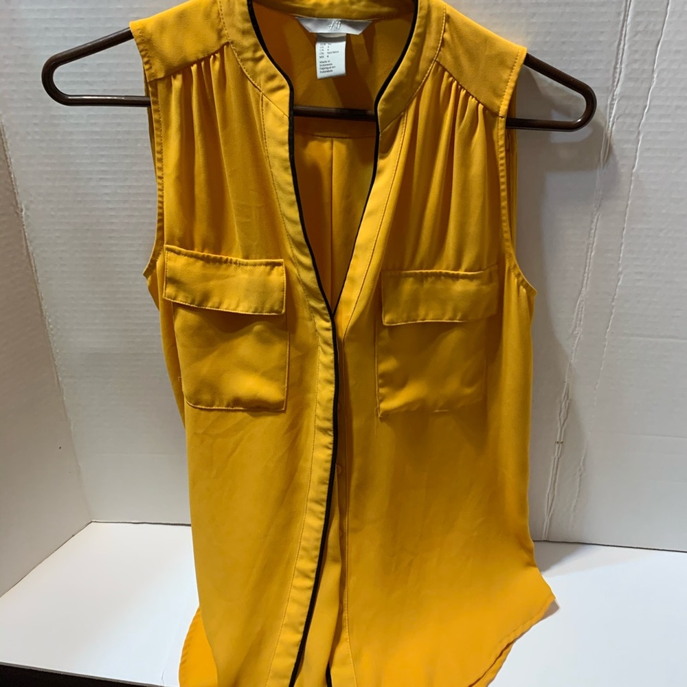 Yellow tank top